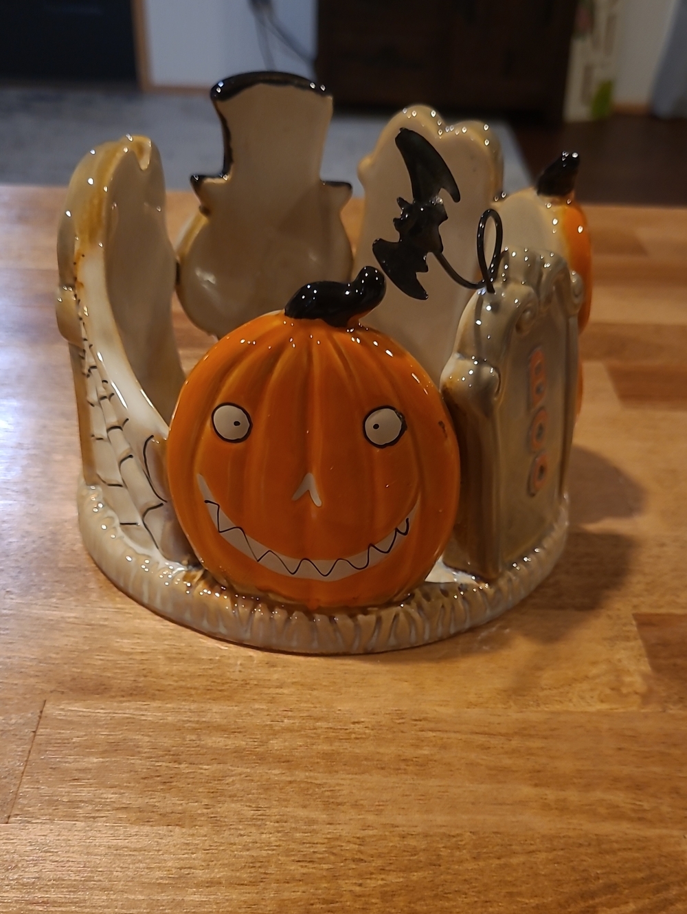 Yankee Candle Boney Bunch Collection Jar Candle Holder Rare & Retired Halloween
